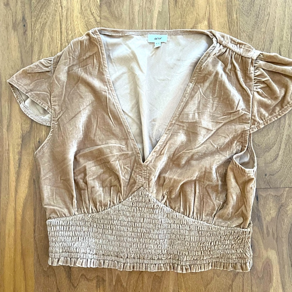 Aerie Velvet Crop Top